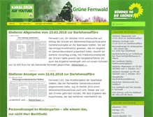 Tablet Screenshot of gruene-fernwald.de